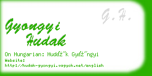 gyongyi hudak business card
